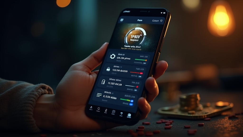 Smartphone mit Auszahlungszeiten und Limit-Symbolen im Casino-Kontext